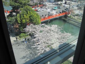 館内から|階段
