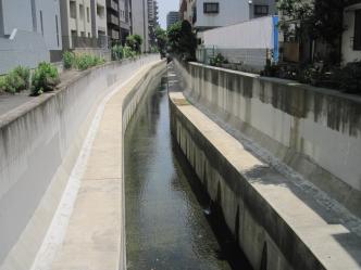 恵比寿の川