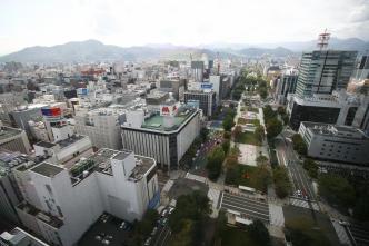 大通り公園|札幌テレビ塔から